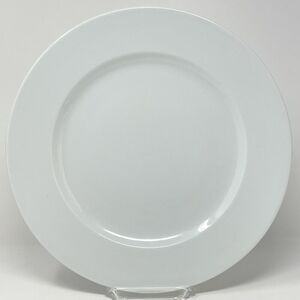 Sur La Table Bistro Service Charger Wide Rimmed Dinner Chop Plate 12.5" White
